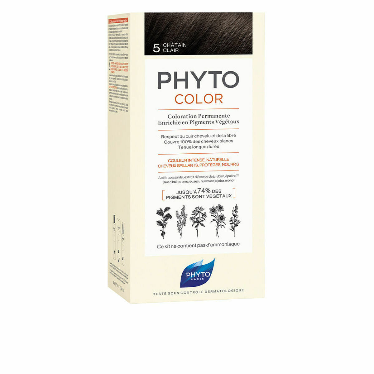Trajna boja Phyto Paris Phytocolor 5-castaño claro Nº 5-Castano Claro