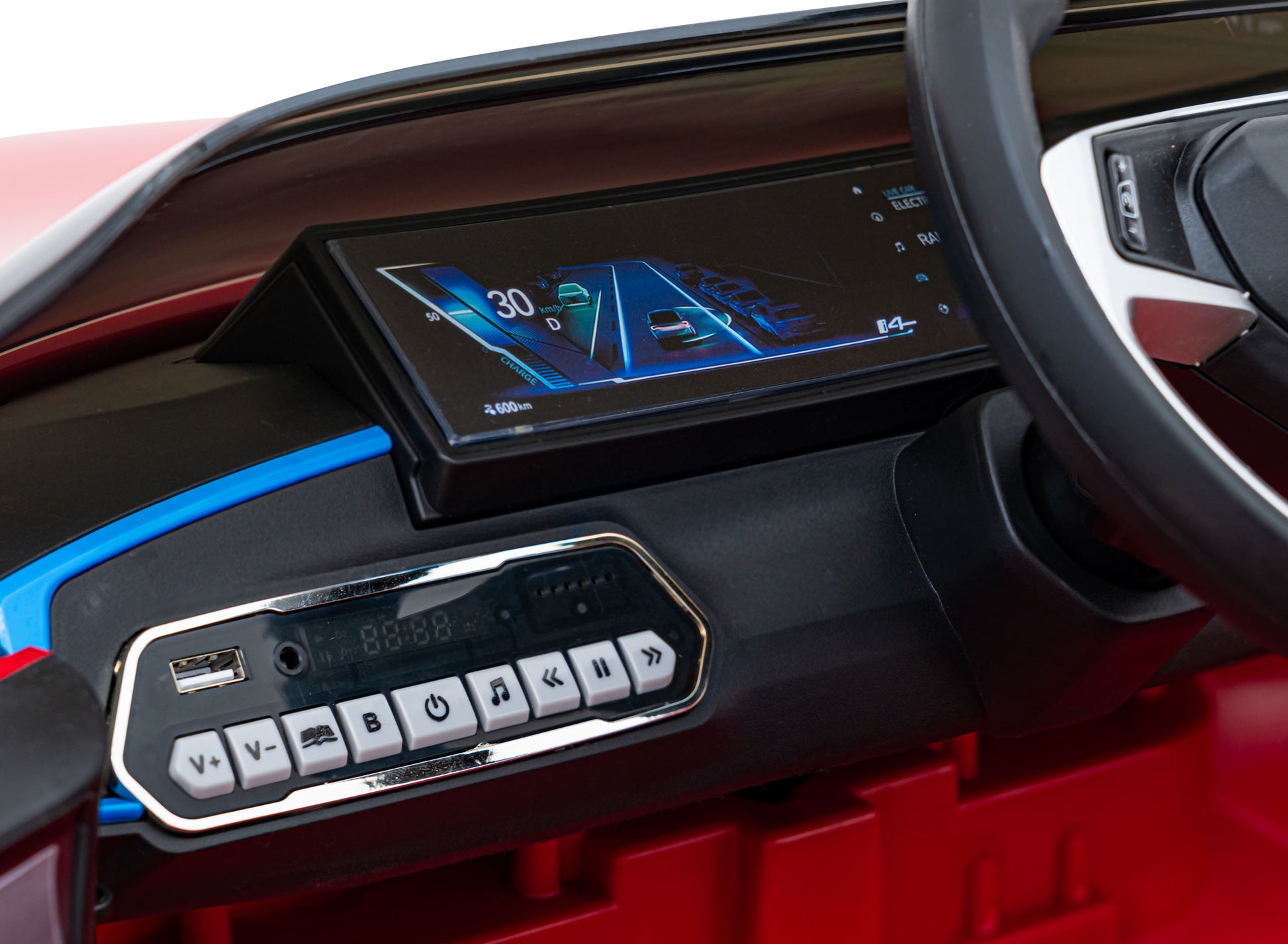 Licencirani auto na akumulator BMW I4 - crveni