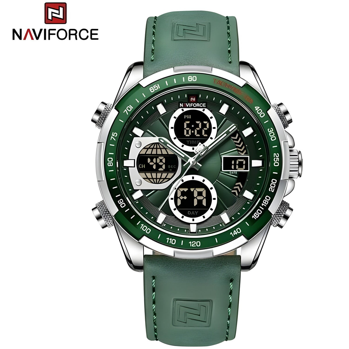 Sat NAVIFORCE MI-38641 - Zelena / Srebrna KP38641