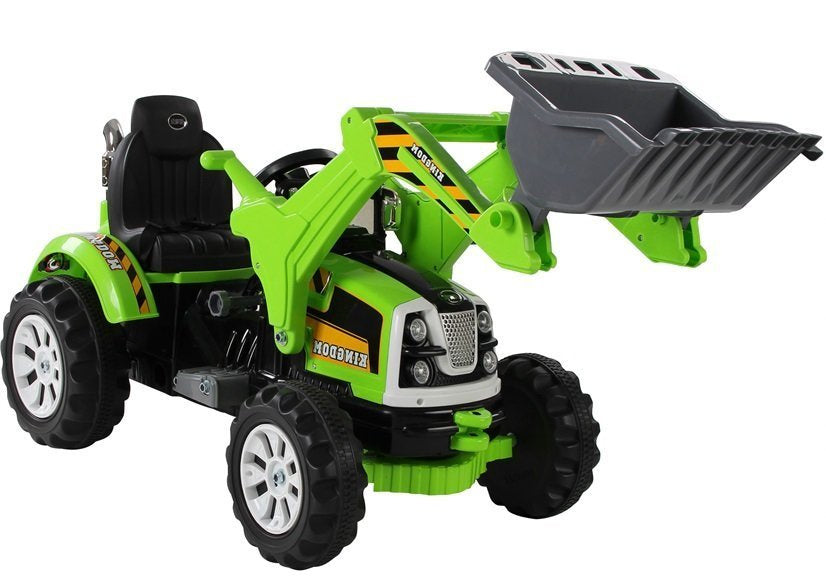 Bager na akumulator Excavator King - zeleni