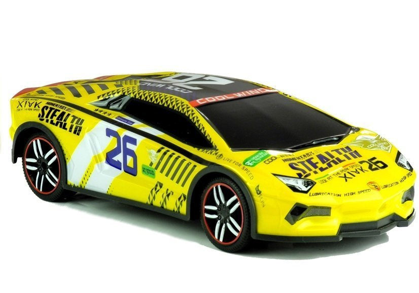 Auto na daljinsko upravljanje Sports - žuti