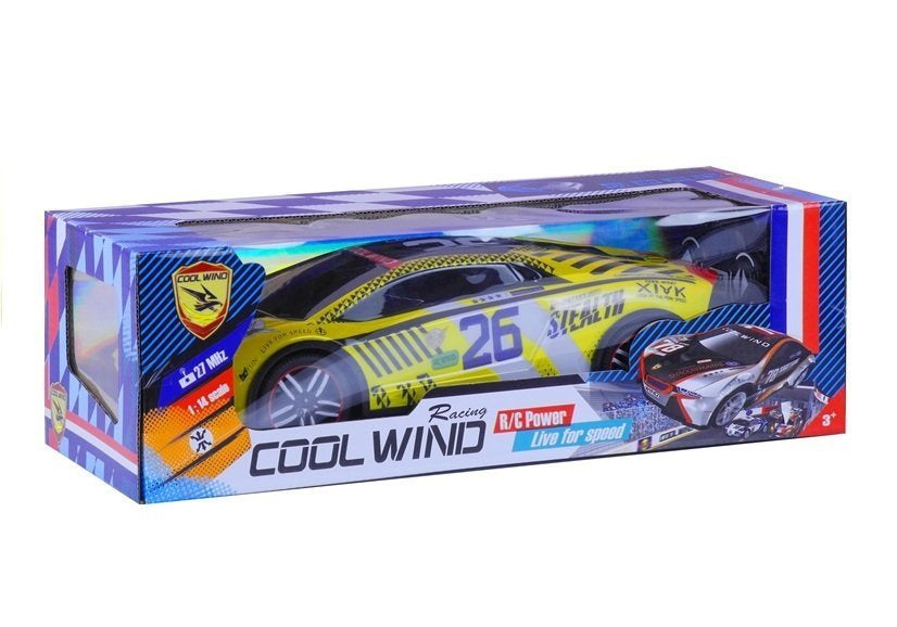 Auto na daljinsko upravljanje Sports - žuti