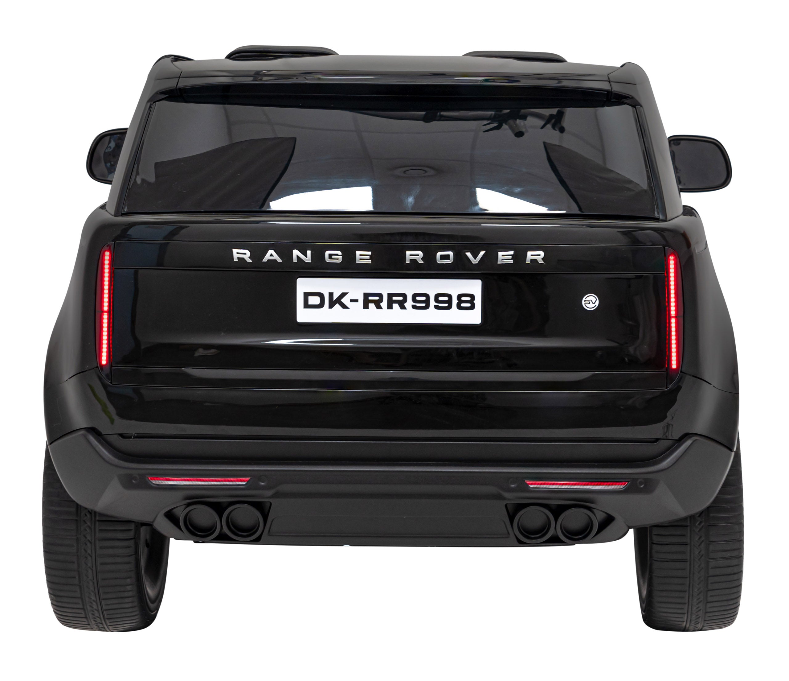 Licencirani auto na akumulator Range Rover SUV Lift 4x4 - DVOSJED - crni