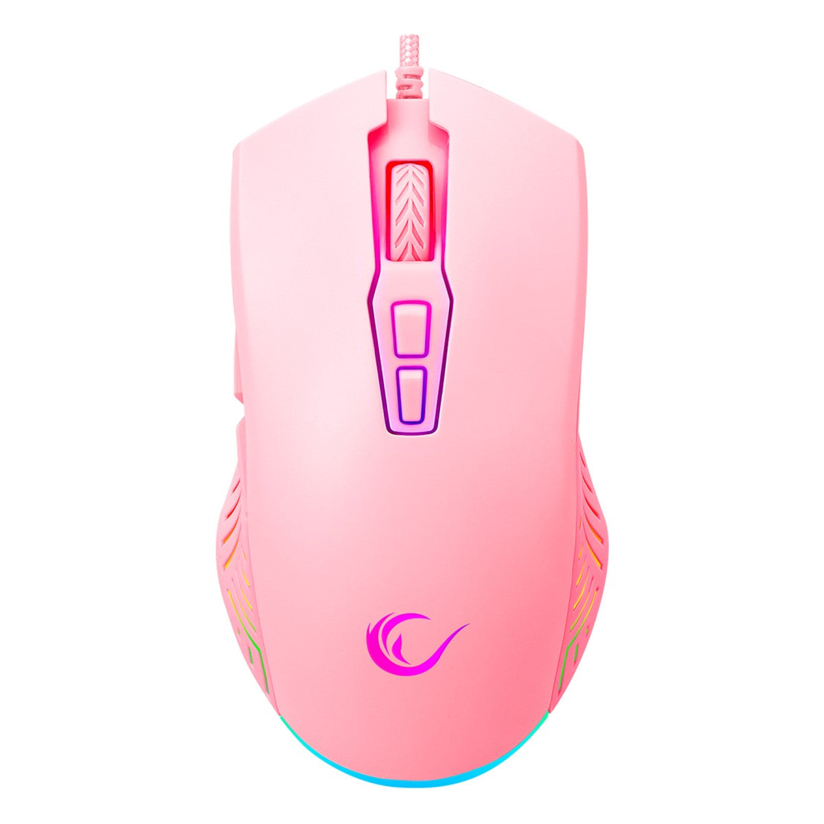 Rampage Miš SMX-G68 SPEAR Full RGB. 7D. Instant 704F,  7200DPI Programable Gaming ROZA