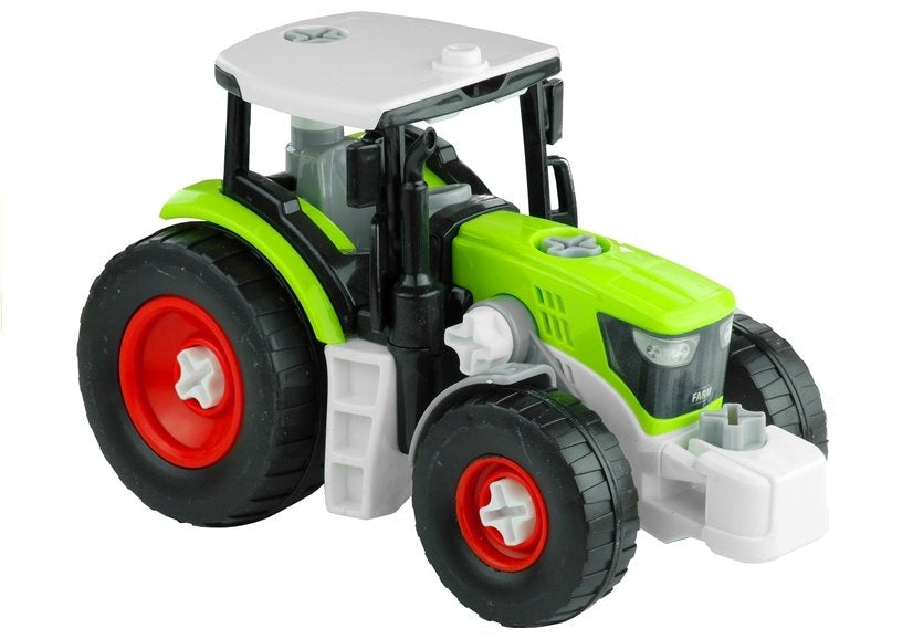 Traktor za sastavljanje s otvorenom prikolicom 43 cm