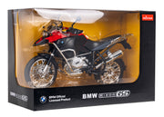 Licencirani metalni motor za igru BMW R1200GS 1:9 RASTAR - crveni