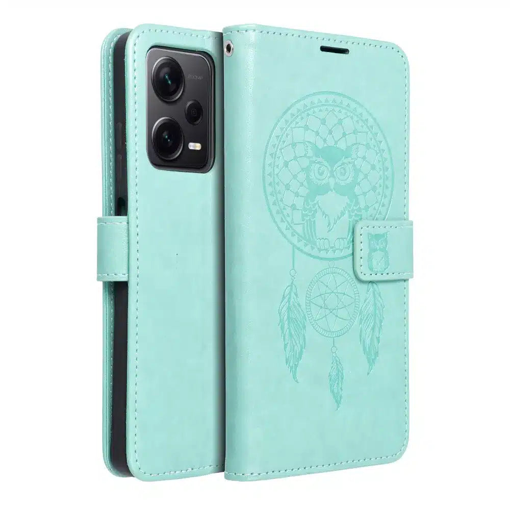 MEZZO Book case preklopna torbica za XIAOMI Redmi NOTE 12 PRO Plus 5G dreamcatcher green