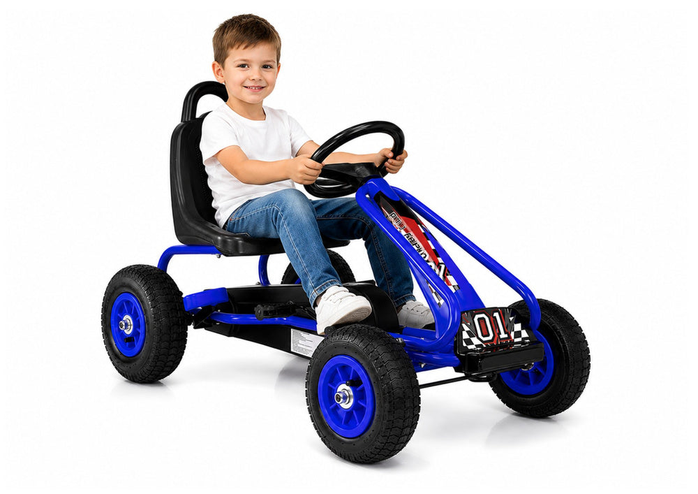Gokart na pedale G201 - plavi