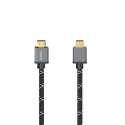 Hama 00205239 HDMI kabel 2 m HDMI Tip A (Standard) Crno, Sivo