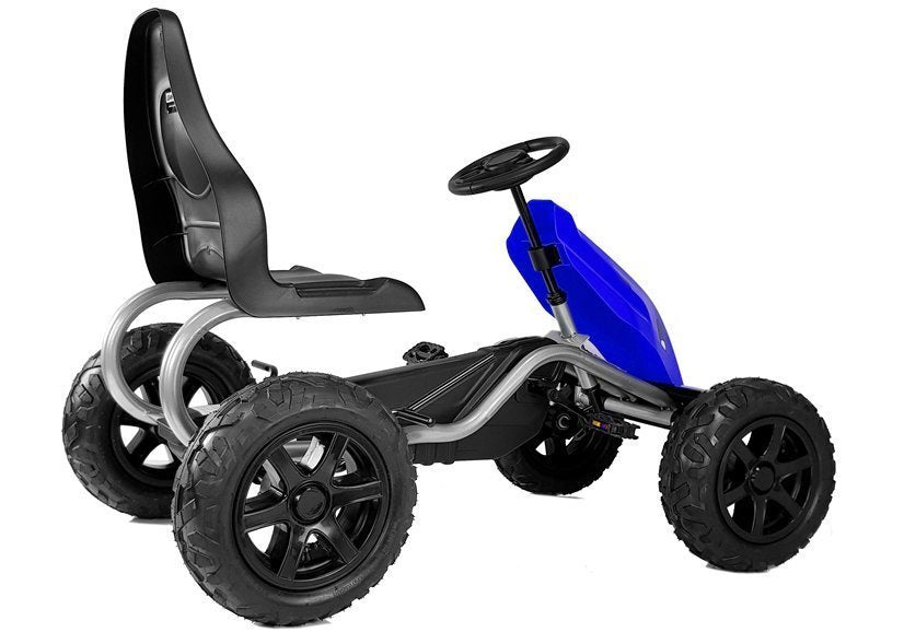 Gokart na pedale B012 - gume na pumpanje - plavi