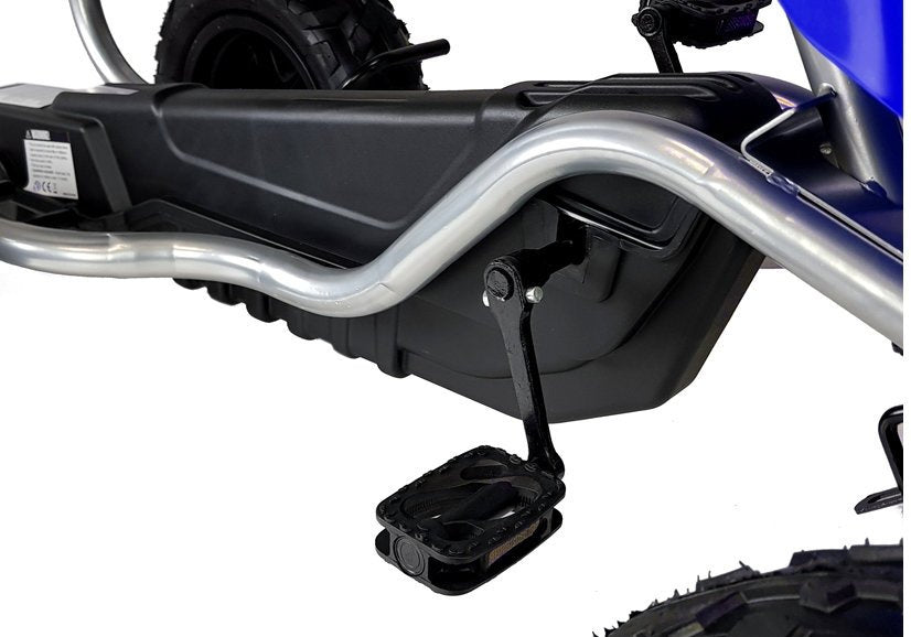 Gokart na pedale B012 - gume na pumpanje - plavi