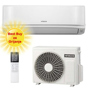 HITACHI KLIMA UREĐAJ 3,5 kW - RAK-VJ35RHAE/RAC-VJ35WHAE - AIRHOME 600, za prostor do 35m2, A+++ energetska klasa, R-32