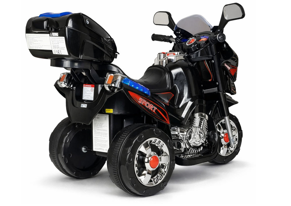 HC8051 Black - Electric Ride On Motorcycle