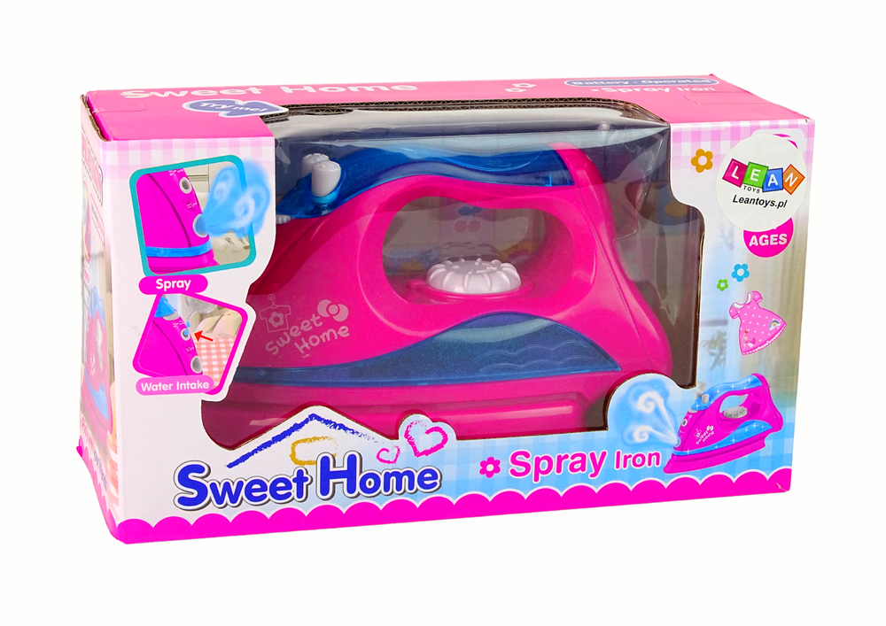 Pink Spray Iron Water Intake for Clothes