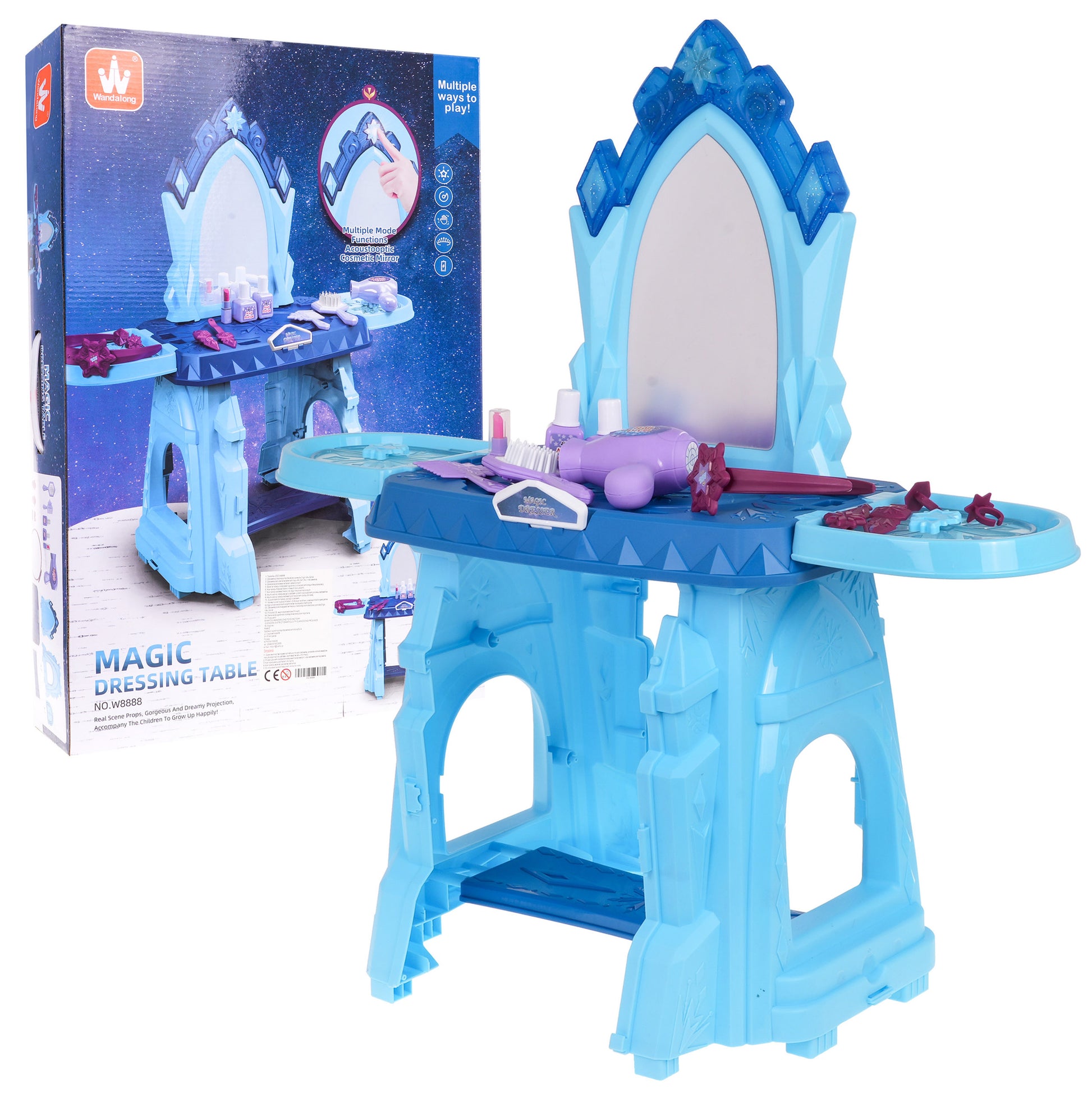 Blue Princess Dressing Table + Accessories