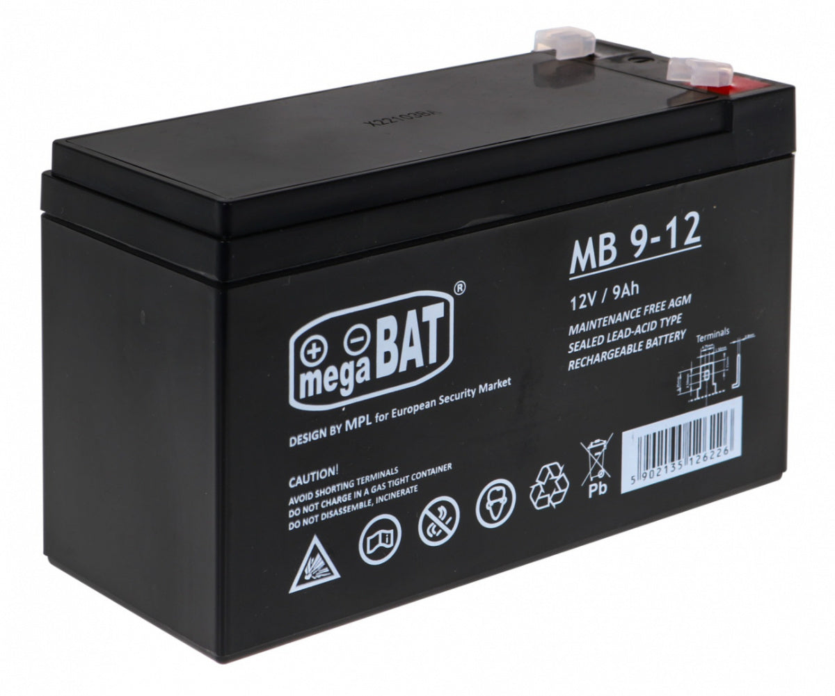 Vehicle parts battery 12V 9AH