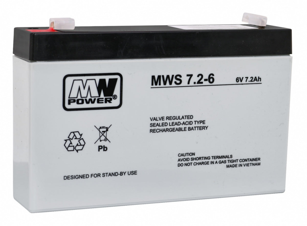 Battery 6V 7,2AH