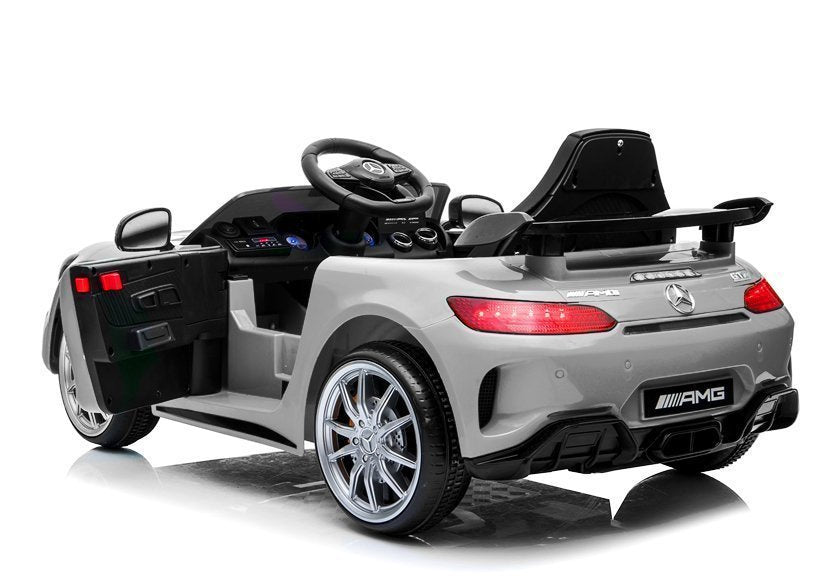 Licencirani auto na akumulator Mercedes GTR - sivi/lakirani
