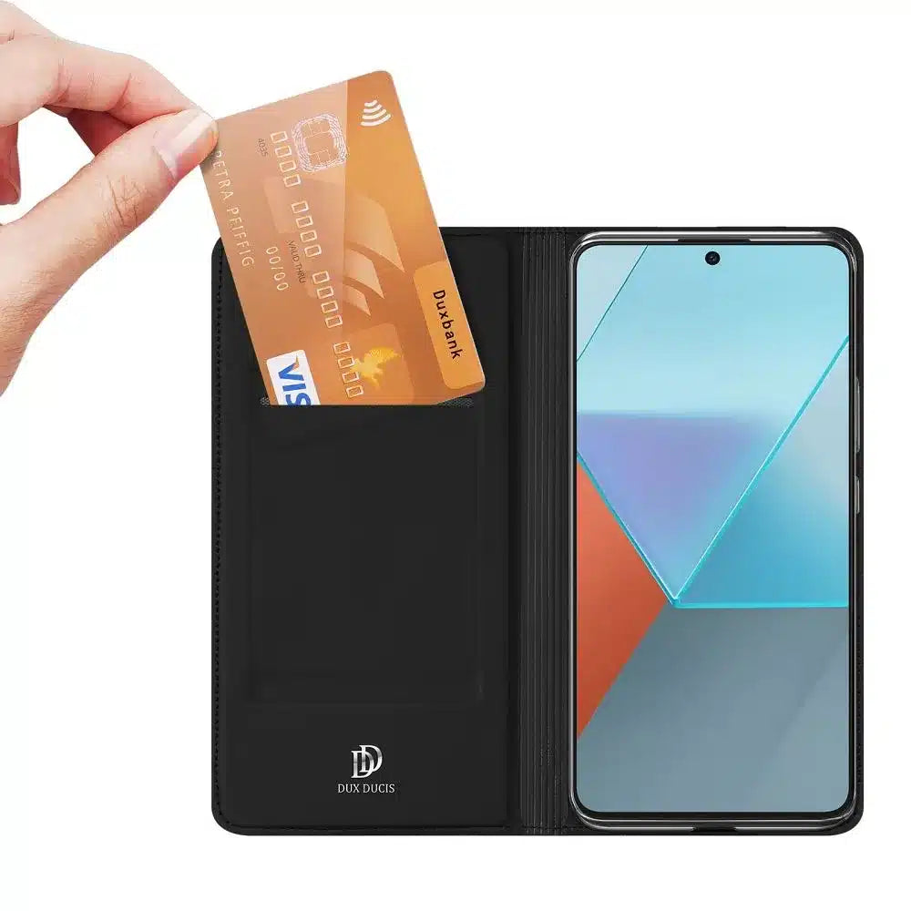 DUX DUCIS SKIN PRO preklopna futrola za XIAOMI REDMI NOTE 13 Pro 5G crna