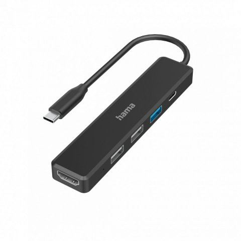 Hama 00200117 priključna stanica i replikator porta za prijenosno računalo USB 2.0 Crno