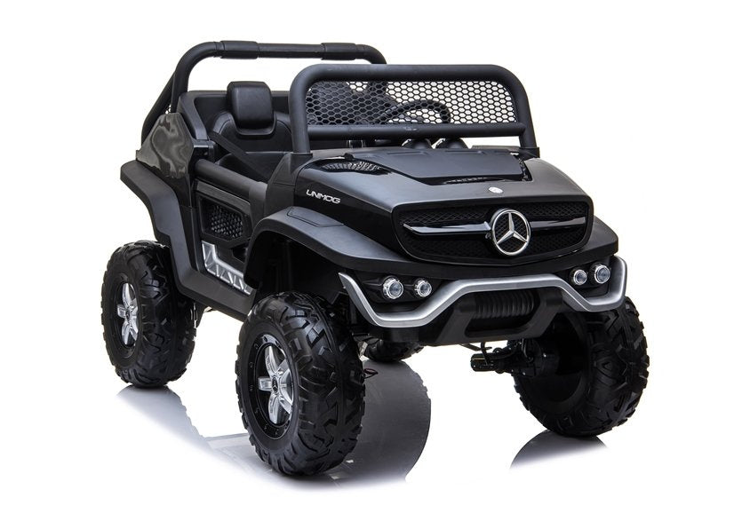 Licencirani auto na akumultor Mercedes Unimog – crni