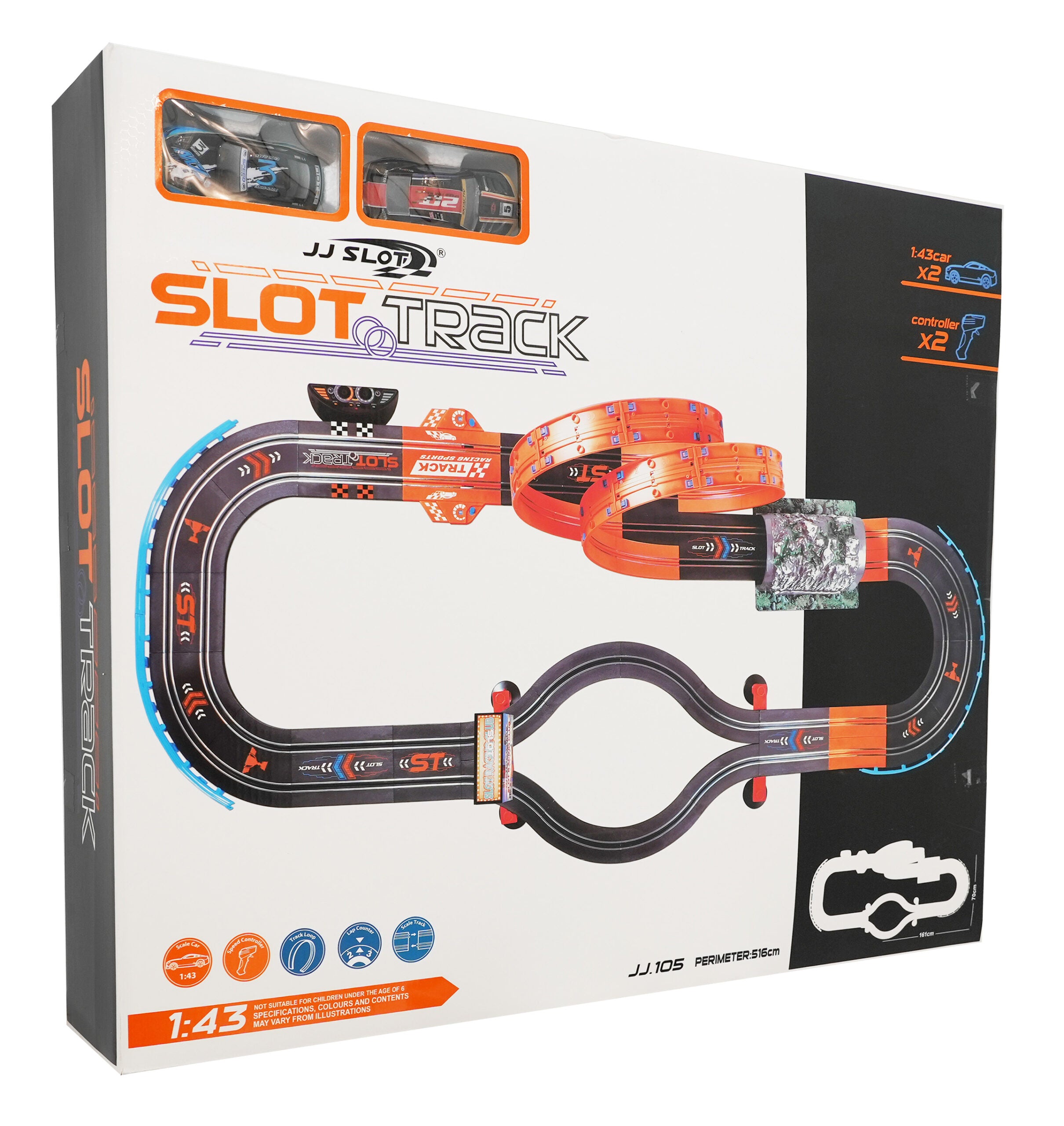 MEGA Racing Track RACER 1:43