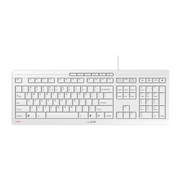 CHERRY STREAM tipkovnica USB QWERTY Engleski Bijelo