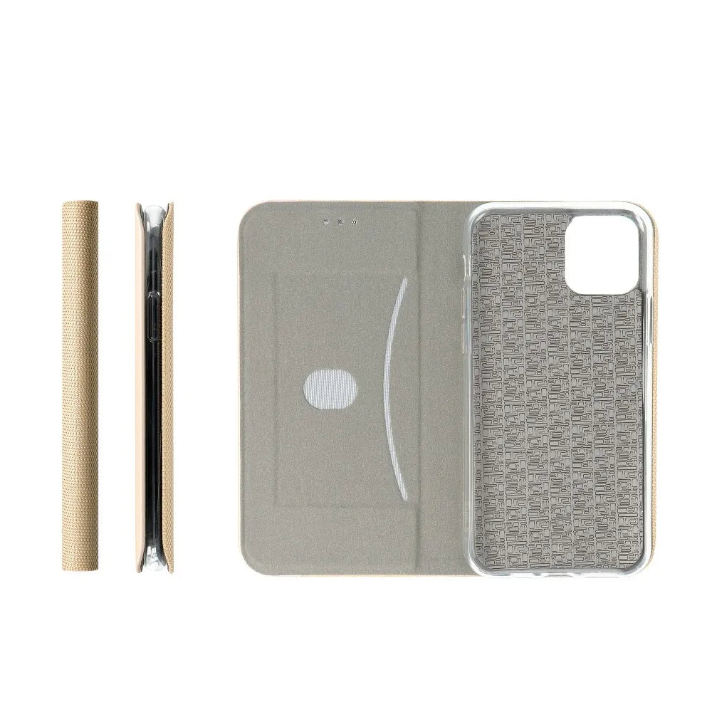 SENSITIVE Book preklopna maska za SAMSUNG GALAXY A13 5G / A04S gold