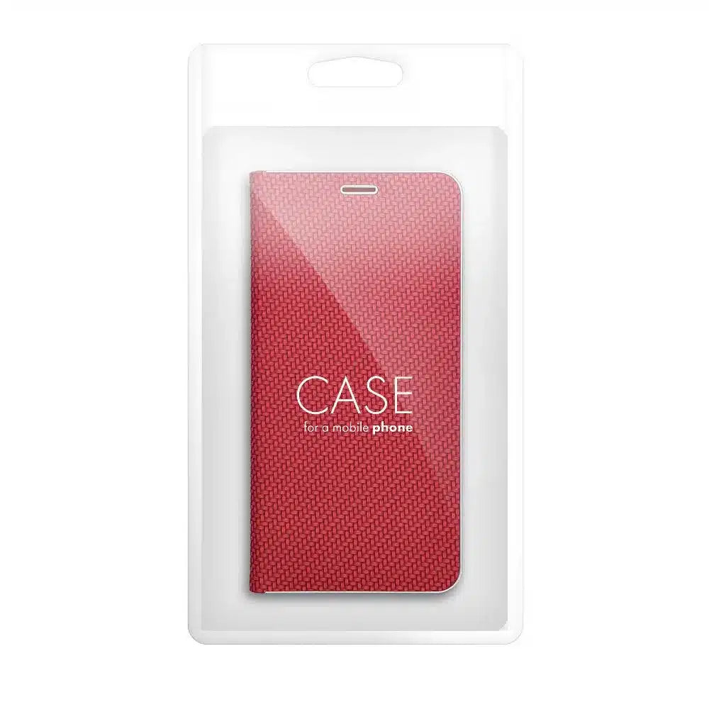 LUNA Book Carbon futrola za XIAOMI Redmi Note 13 Pro 4G crvena