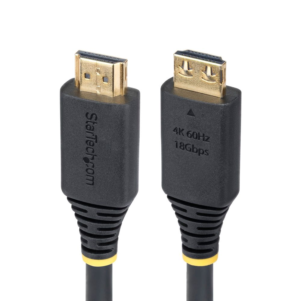 StarTech.com HDMI2-CABLE-GRIP-6F HDMI kabel 1,8 m HDMI Tip A (Standard) Crno