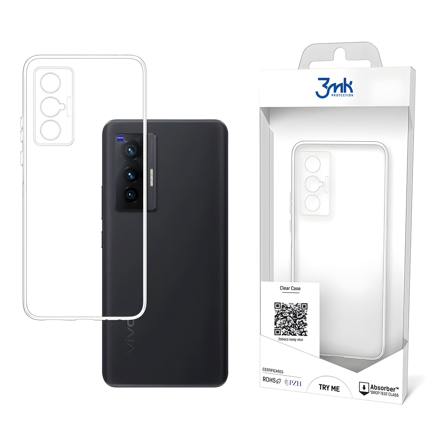 3mk Skinny futrola za Vivo X70 - Prozirna KP20098