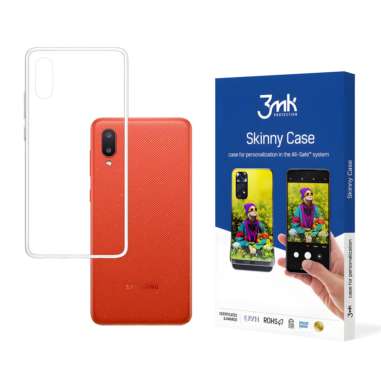 3mk Skinny futrola za Samsung Galaxy A02 - Prozirna KP20139