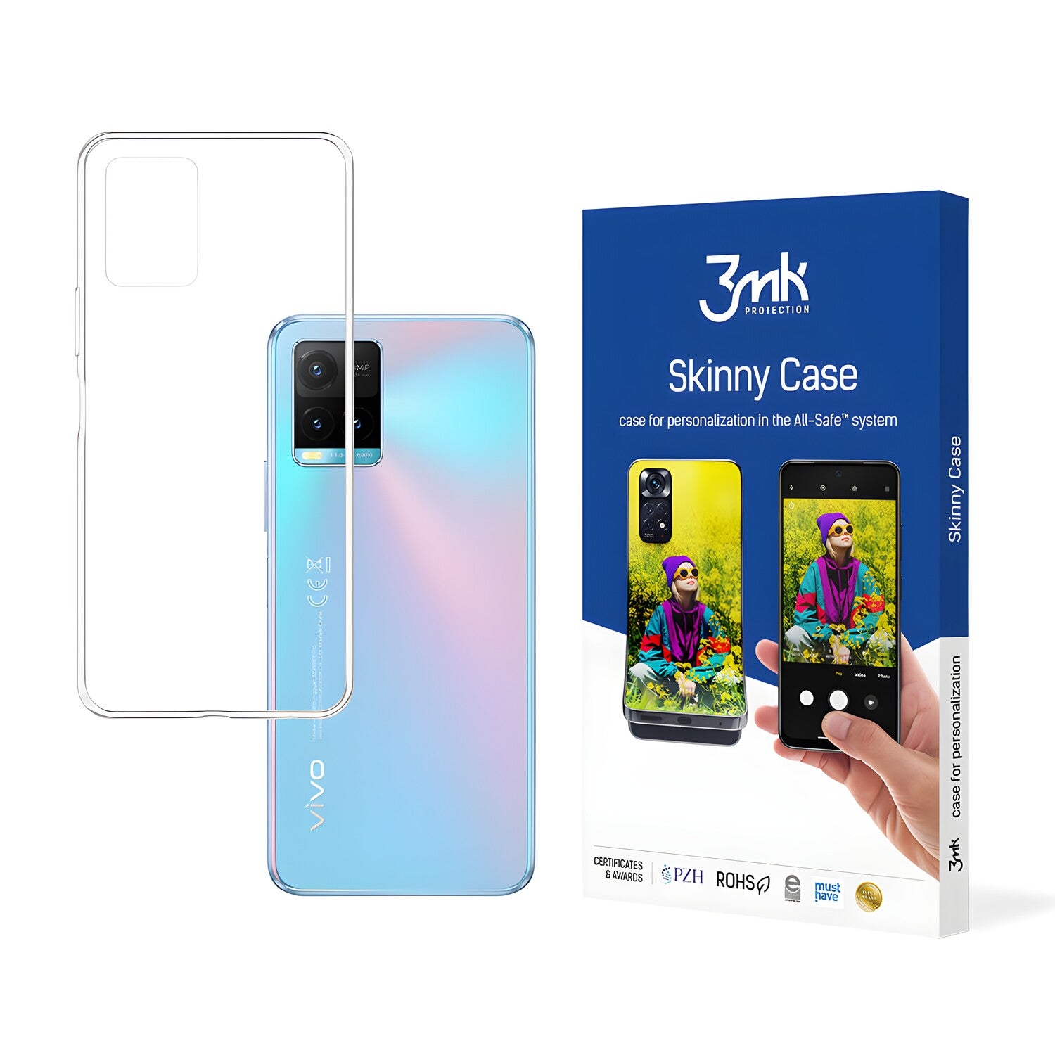3mk Skinny futrola za Vivo Y21s/Y21T - Prozirna KP20079