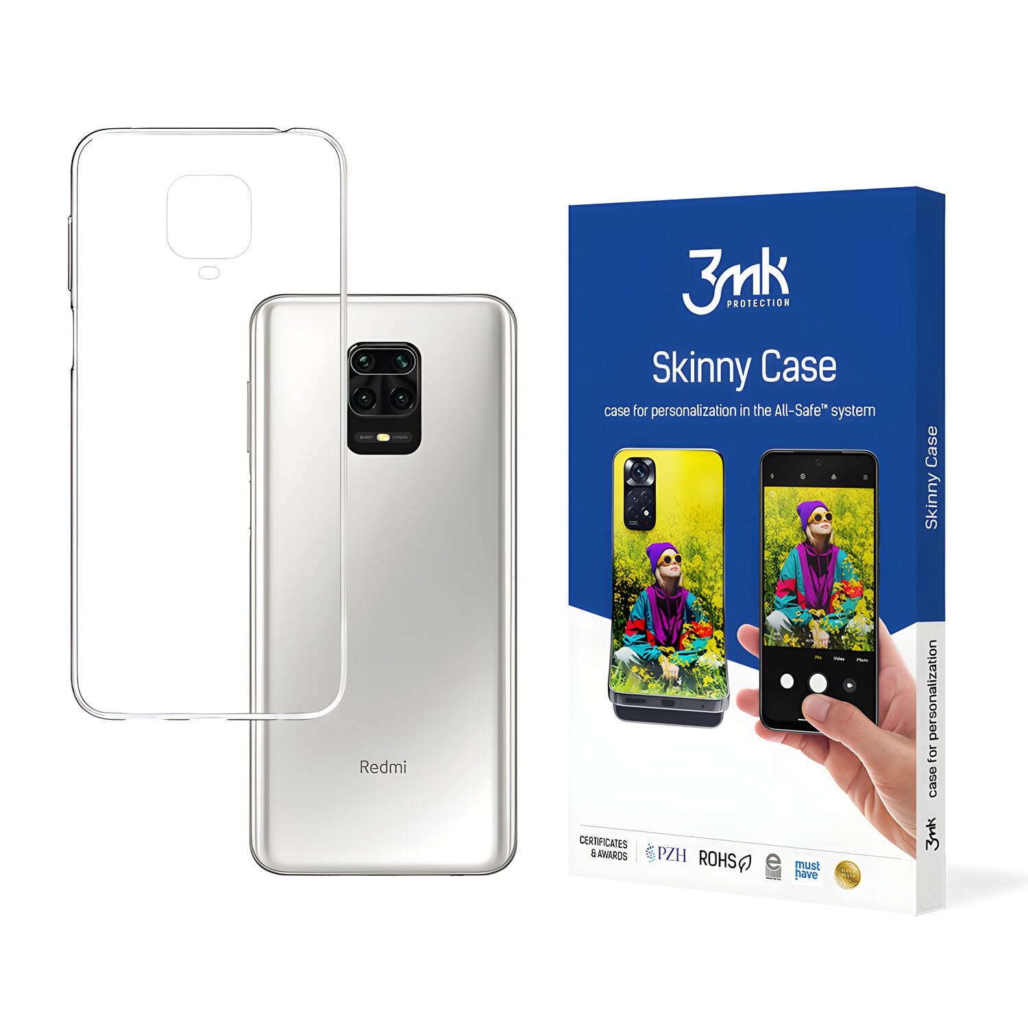 3mk Skinny futrola za Xiaomi Redmi Note 9 Pro - Prozirna KP20196