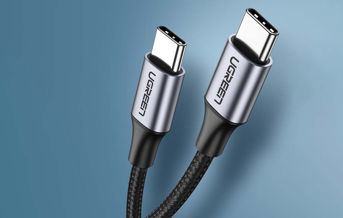 UGREEN US261 USB-C na USB-C 60W 2m crni