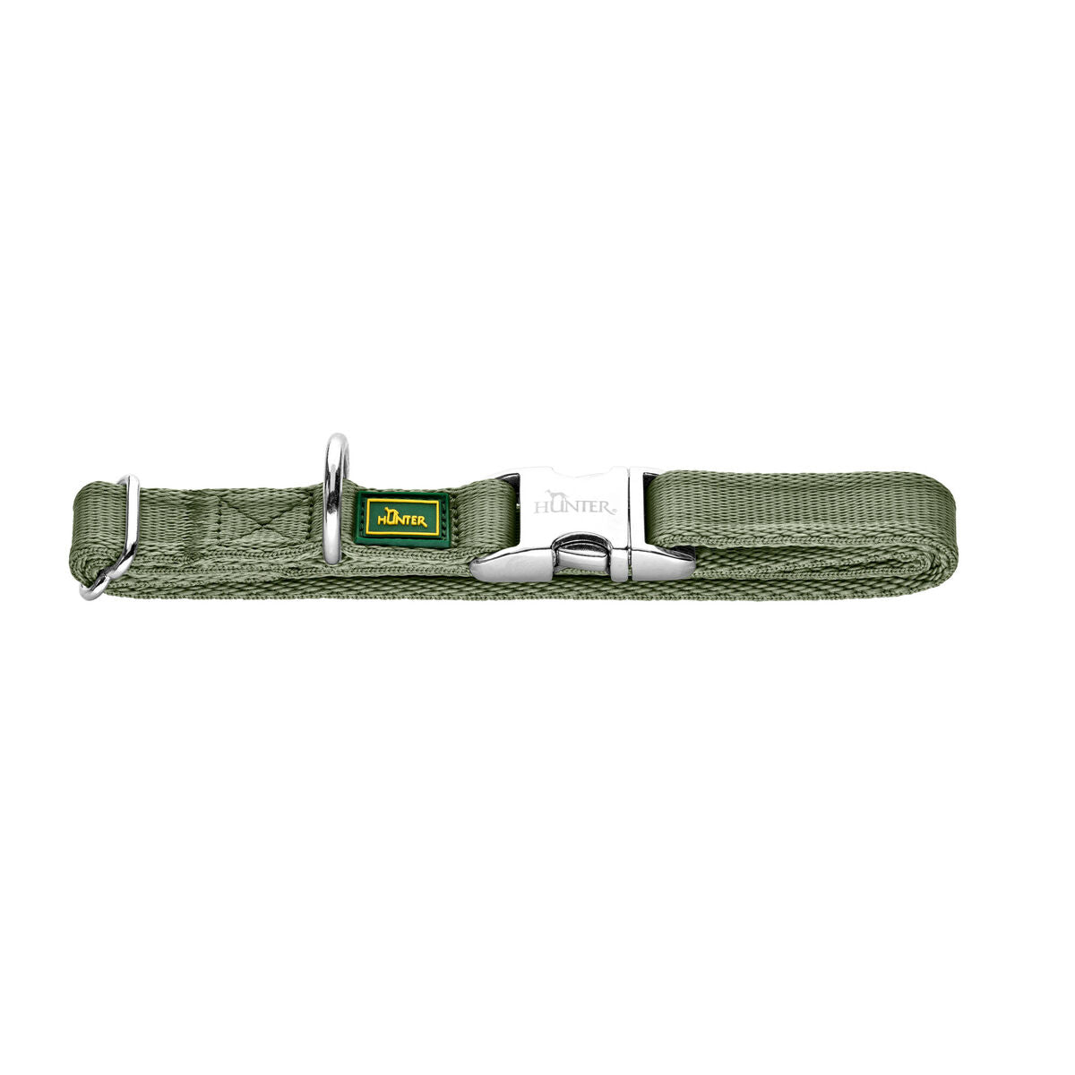 Ogrlica za pse Hunter Inari Zelena M 30-45 cm