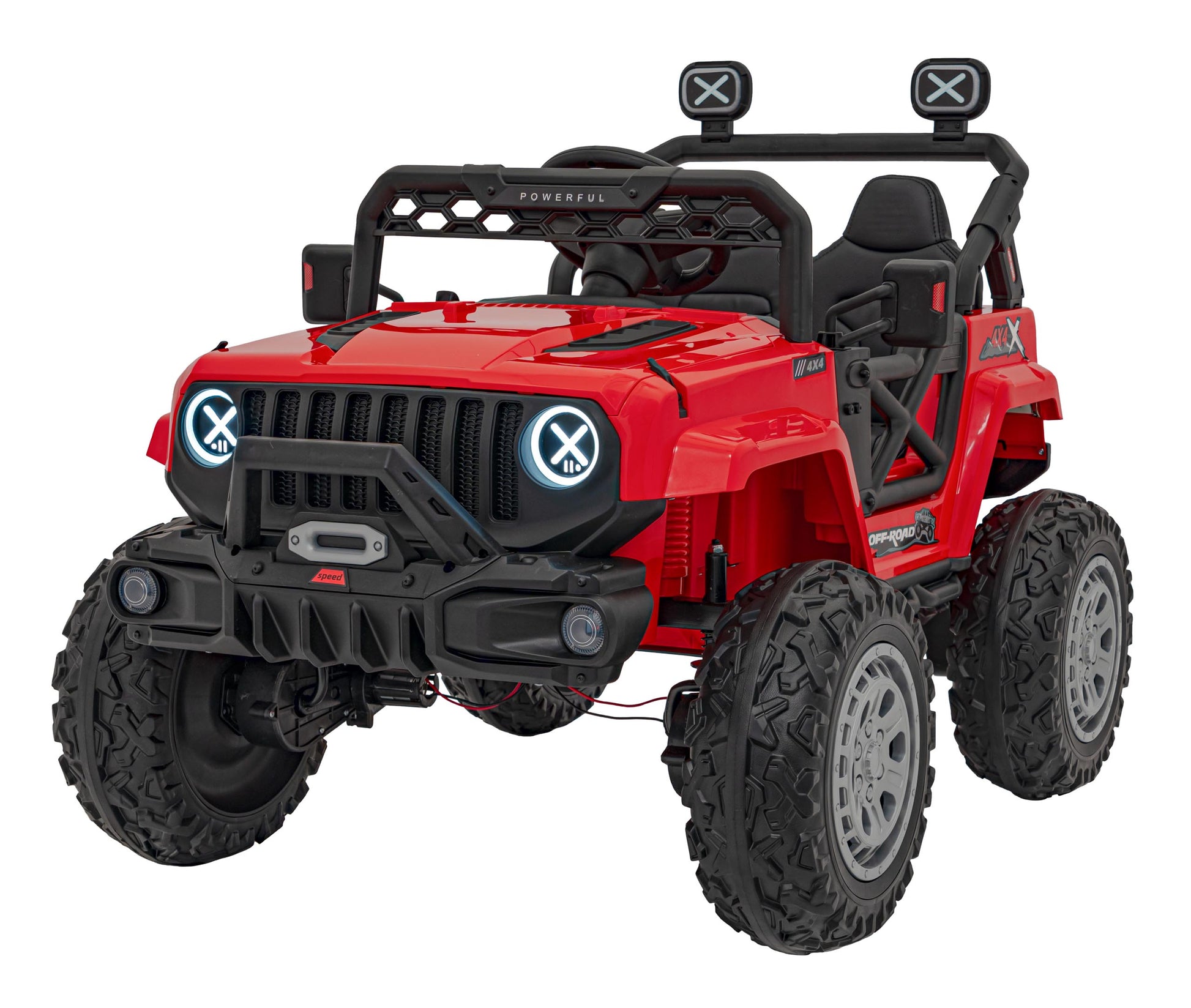 Auto na akumulator OFF ROAD Speed 4x4 - crveni