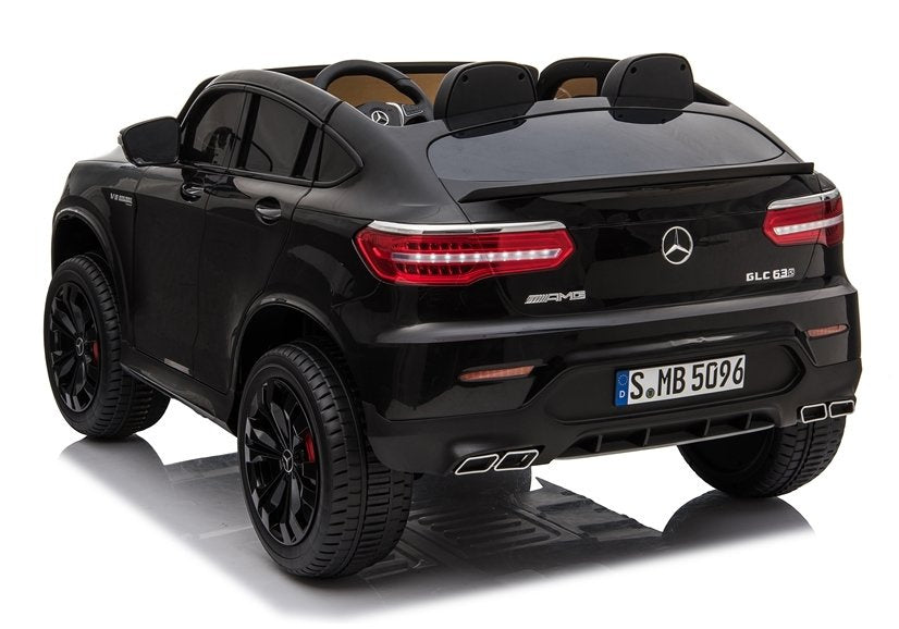 Licencirani auto na akumulator Mercedes GLC 63S QLS 4x4 - dvosjed - crni