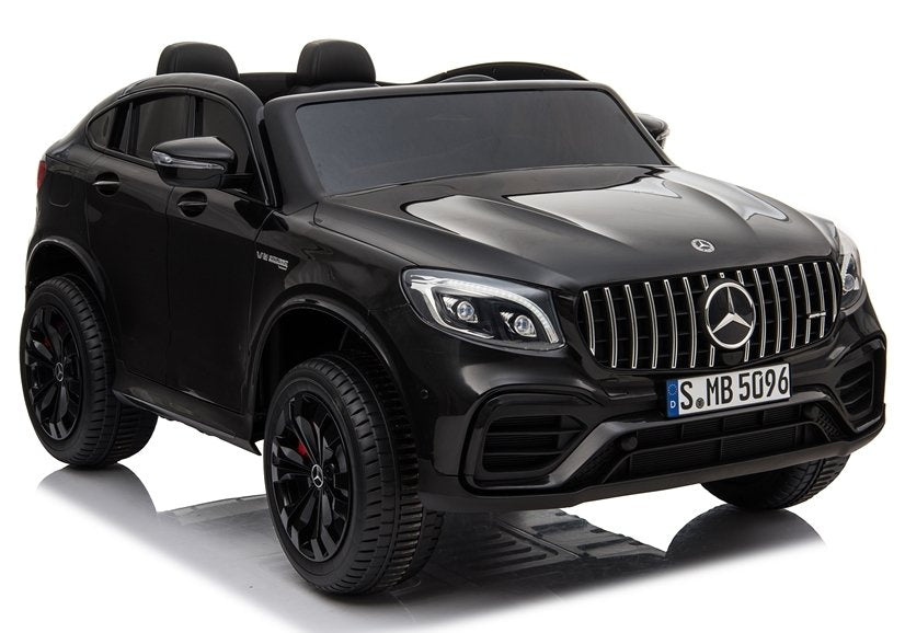 Licencirani auto na akumulator Mercedes GLC 63S QLS 4x4 - dvosjed - crni/lakirani