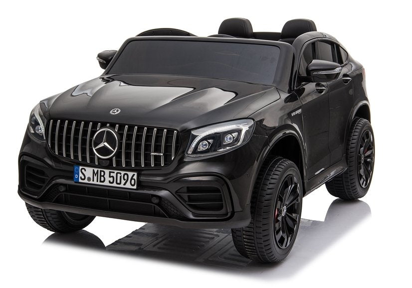 Licencirani auto na akumulator Mercedes GLC 63S QLS 4x4 - dvosjed - crni/lakirani