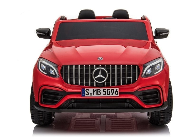 Licencirani auto na akumulator Mercedes GLC 63S QLS 4x4 - dvosjed - crveni/lakirani
