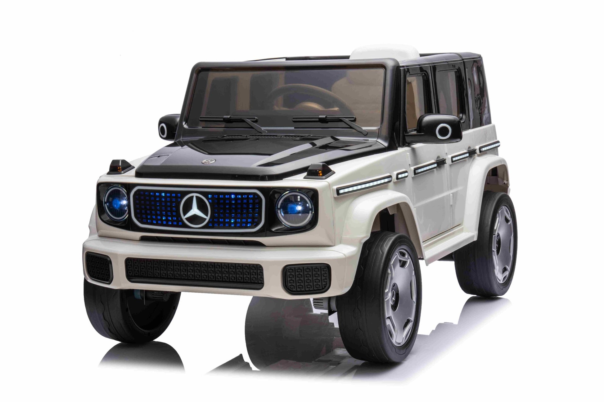 Licencirani auto na akumulator Mercedes Benz EQG 4x4 - bijeli