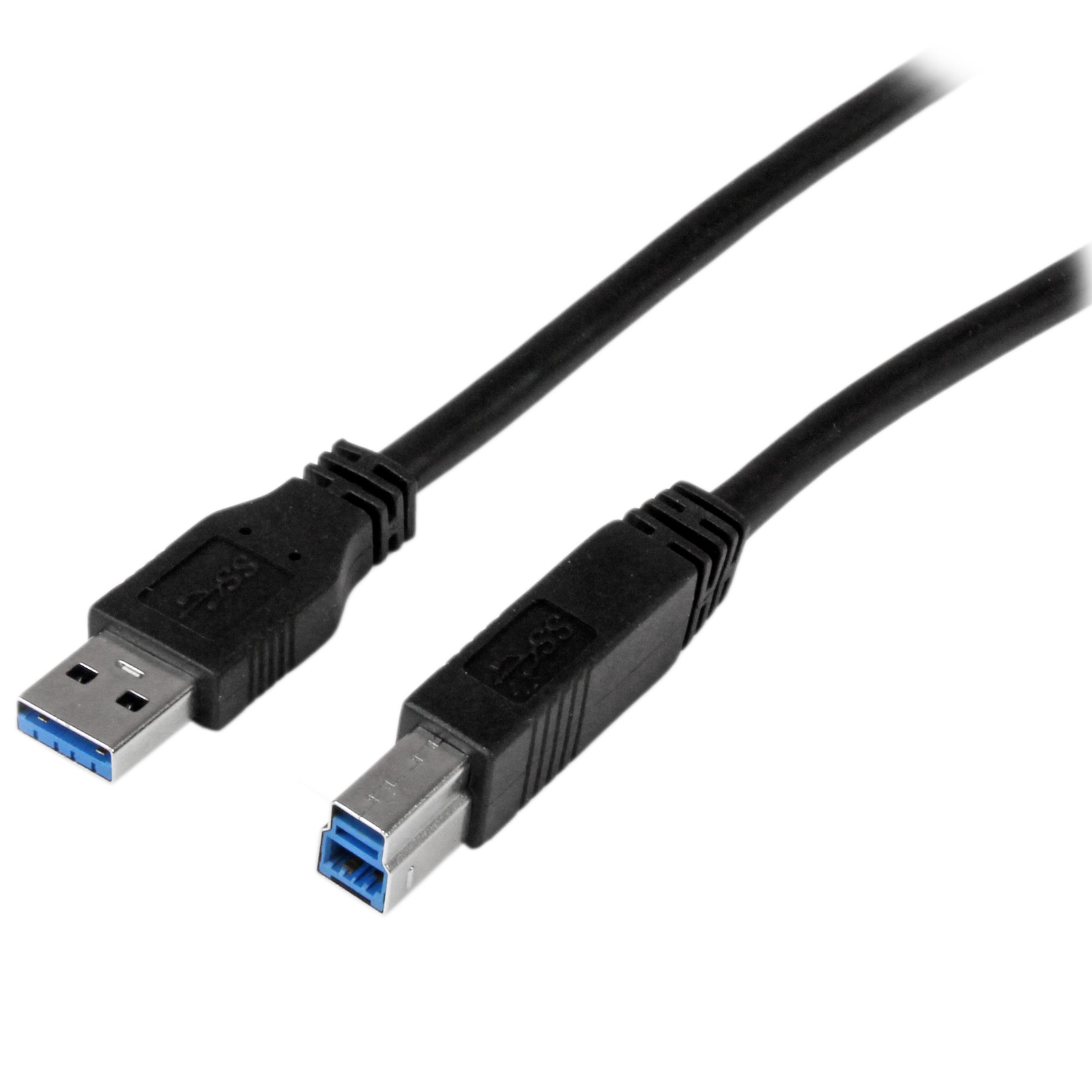 StarTech.com USB3CAB1M USB kabel USB 3.2 Gen 1 (3.1 Gen 1) 1 m USB A USB B Crno