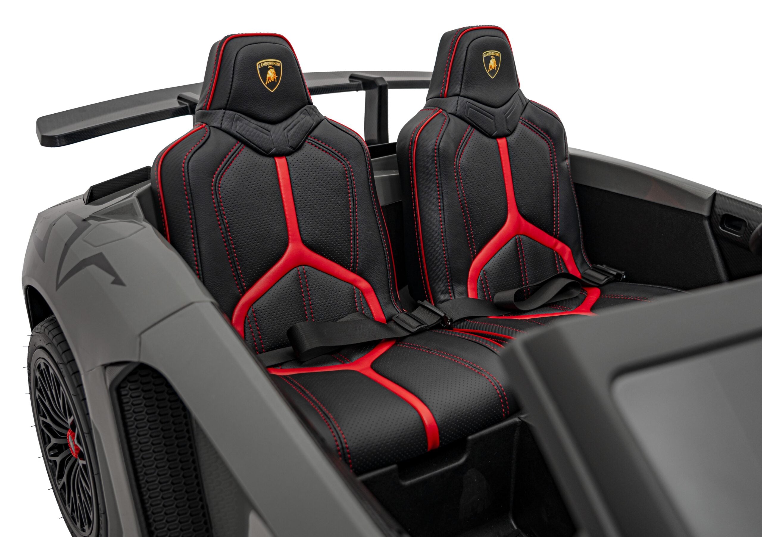 Licencirani auto na akumulator Lamborghini Aventador SV STRONG - dvosjed - sivi
