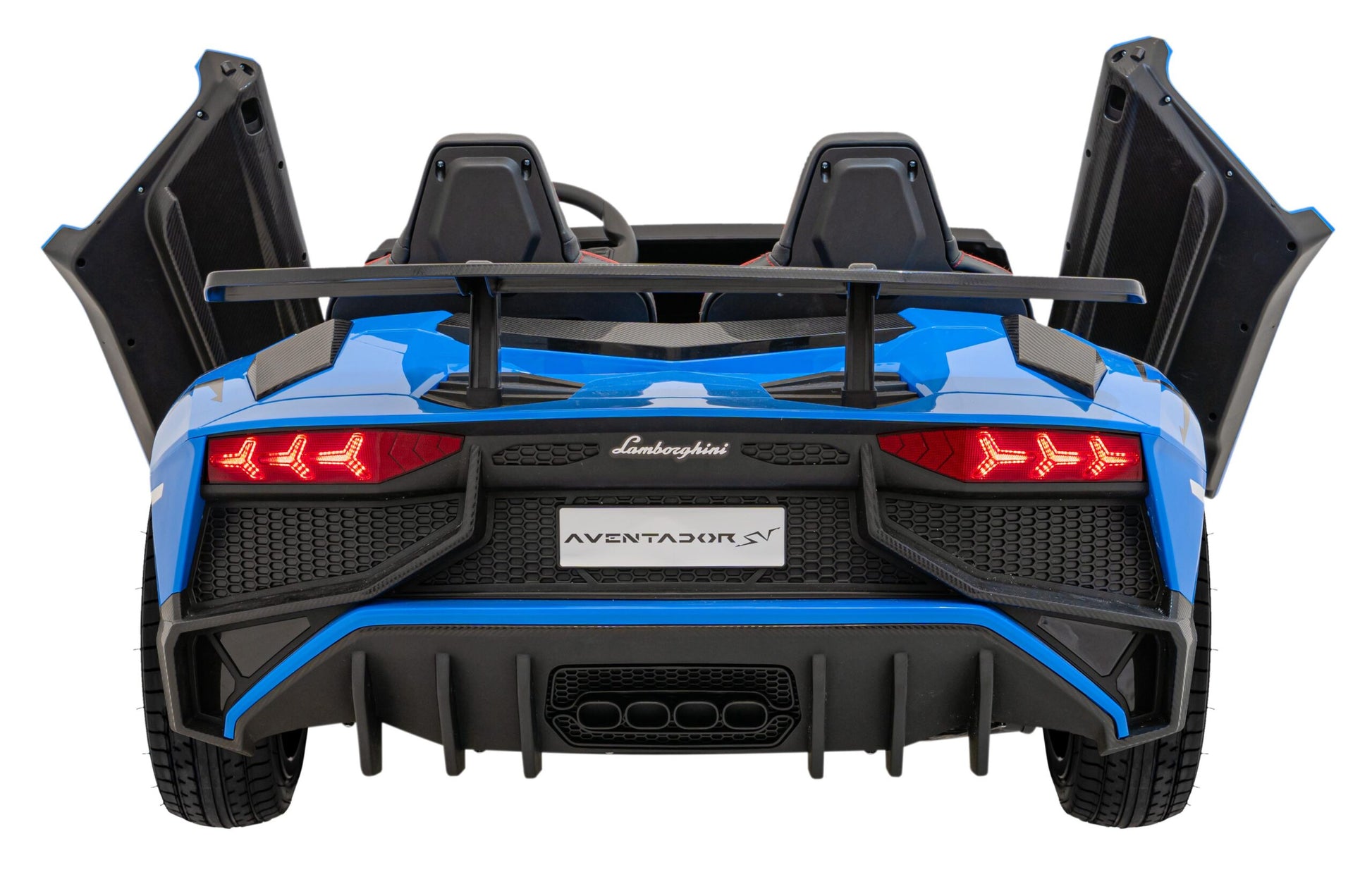 Licencirani auto na akumulator Lamborghini Aventador SV STRONG - dvosjed - plavi