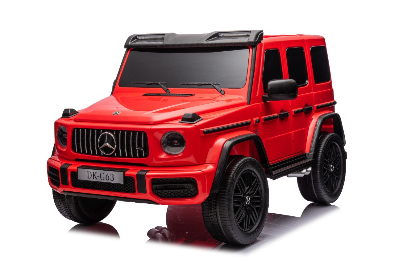 Licencirani auto na akumulator Mercedes Benz G63 AMG XXL 4x4 - dvosjed - crveni