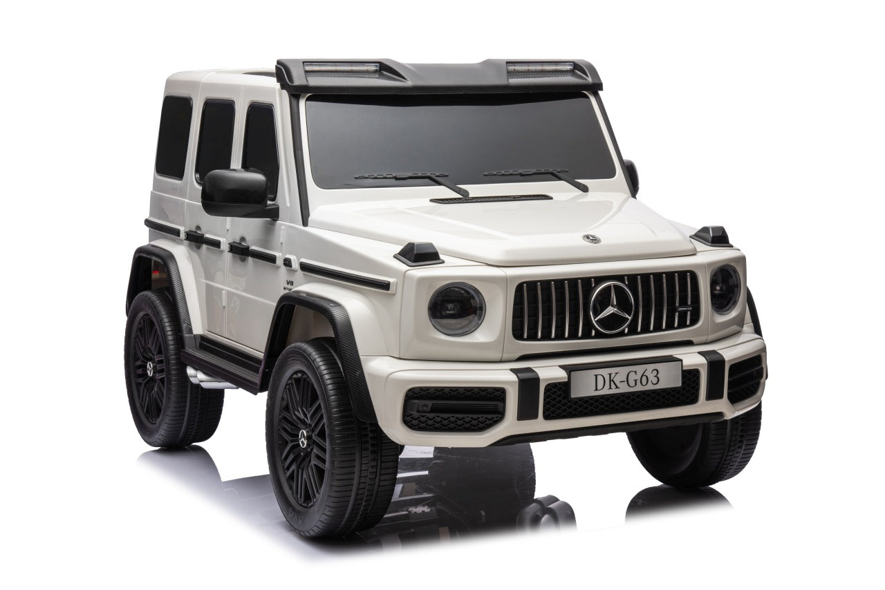 Licencirani auto na akumulator Mercedes Benz G63 AMG XXL 4x4 - dvosjed - bijeli