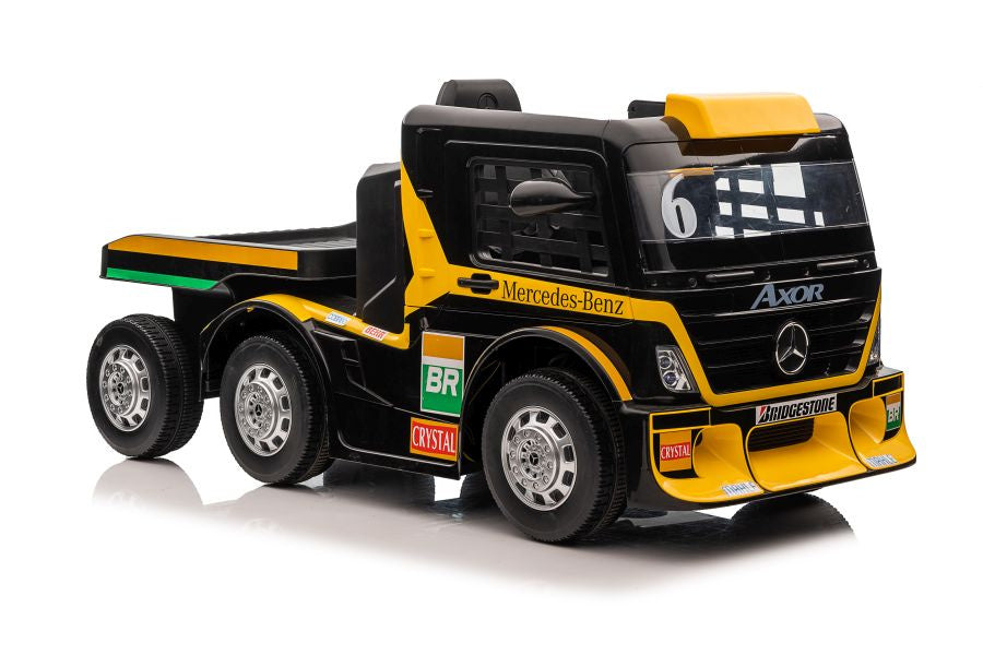 Kamion na akumulator Mercedes XMX622B - žuti