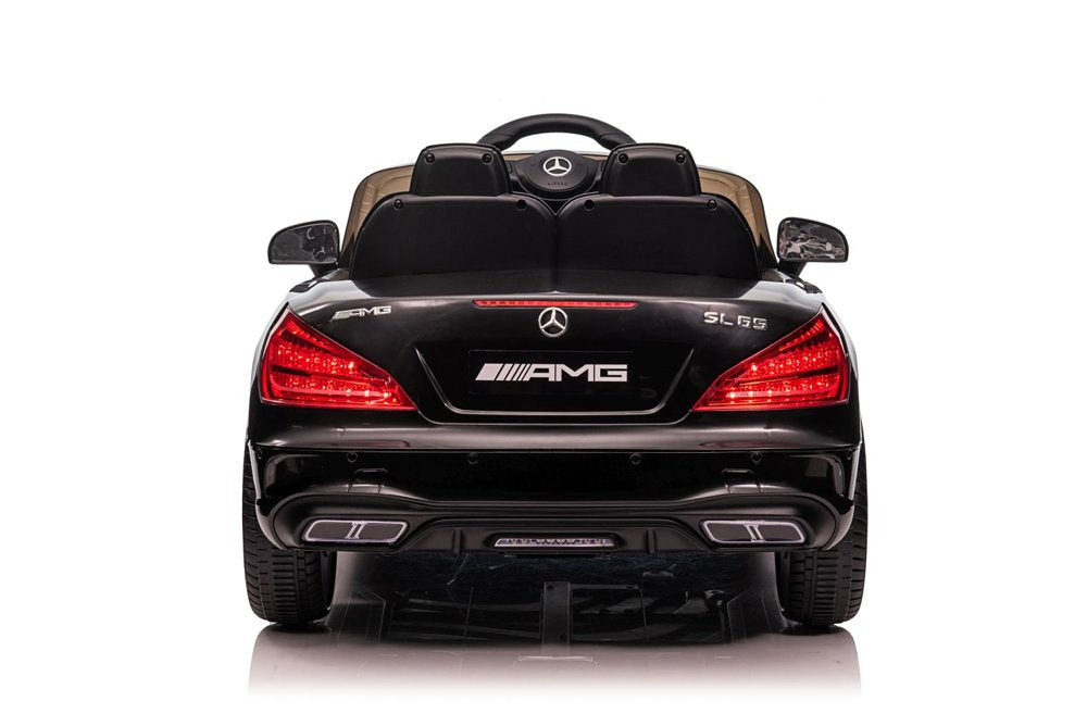 Licencirani auto na akumulator Mercedes SL65 S LCD - crni/lakirani