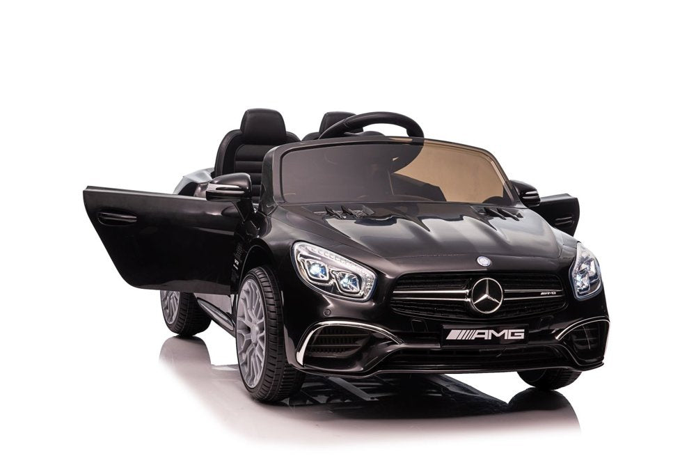 Licencirani auto na akumulator Mercedes SL65 S LCD - crni/lakirani